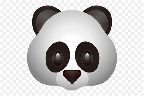 Giant Panda Emoji Bear Clip Art Unicorn Head Nohat