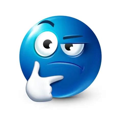 Emoji Reaction Pic Blue Emoji Emoji Meme Funny Emoji