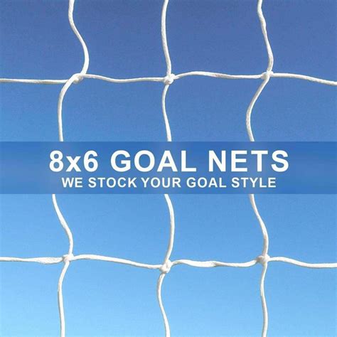 8 x 6 football nets the best 8 x 6 goal nets net world sports
