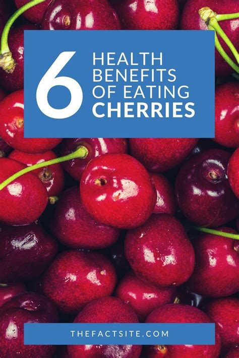 6 Health Benefits Of Eating Cherries The Fact Site