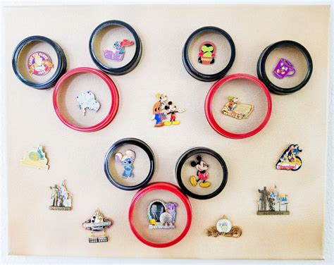 This diy board for you disney pin trading collection was so easy to make! DIY Disney Pin Board - Brought to You by Mom - Disney Crafts