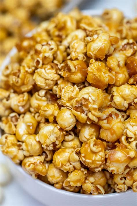 Homemade Caramel Popcorn Recipe Video Sandsm