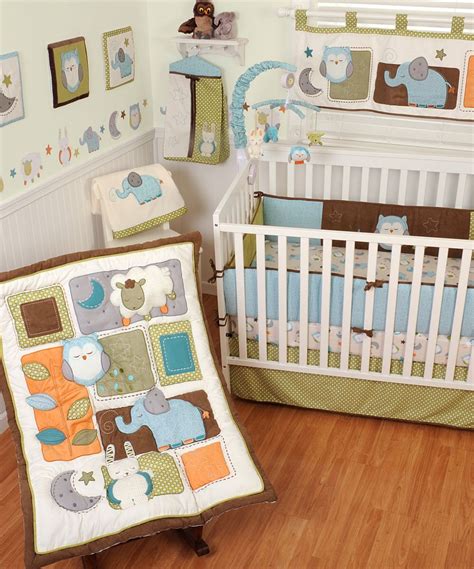 A more than complete this crib bedding set includes a blanket, a crib skirt, and a fitted sheet, all. Sumersault Nitey Nite Crib Bedding Set | Baby bed, Baby ...