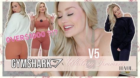 Whitney Simmons X Gymshark V5 Try On Haul Wasn T Expecting This