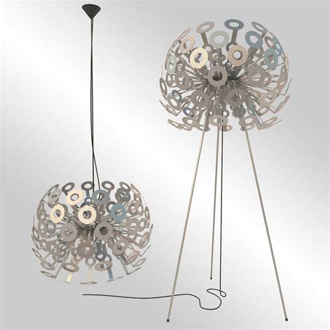 Moooi Dandelion Lamp Materials 3d Model