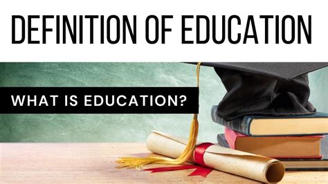 Definition Of Education What Is The Meaning And Definition Of