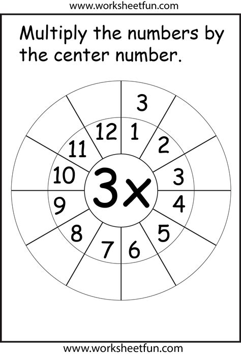A Printable Worksheet For The Number 3x4 With Numbers On It