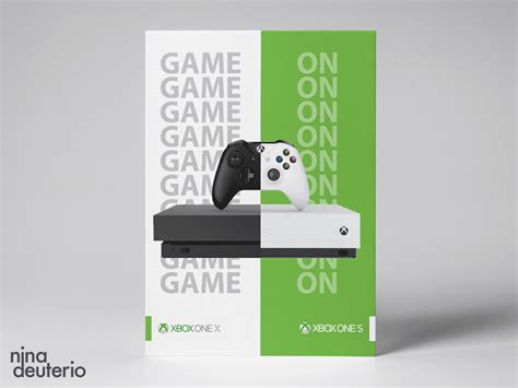 Xbox One Advertisement Layout Design By Nina Deuterio On Dribbble