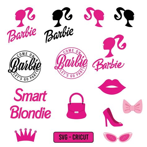 Svgs And Pngs Bundle Barbie Doll Svgs And Pngs Logo And Etsy