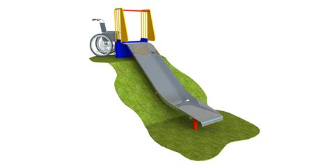 Inclusive Play Wide Deck Inclusive Slide