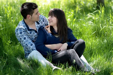 Free Images Grass Person People Lawn Love Green Sitting Park Couple Romance Romantic