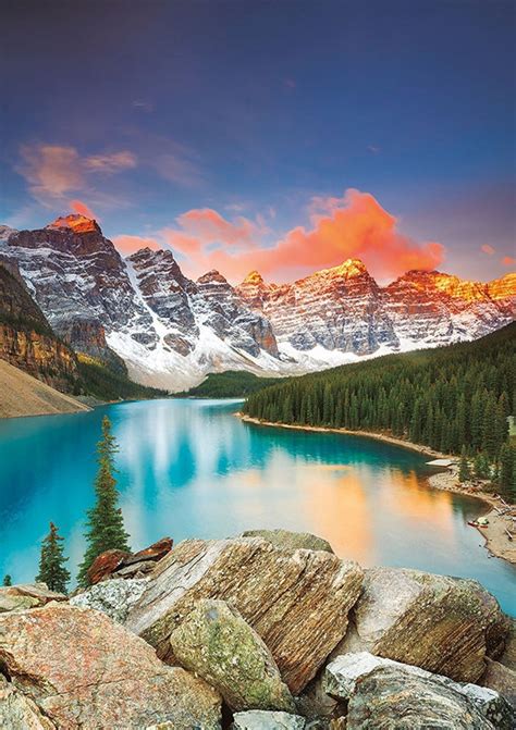 Moraine Lake Banff National Park Online Kaufen Puzzle Von Educa