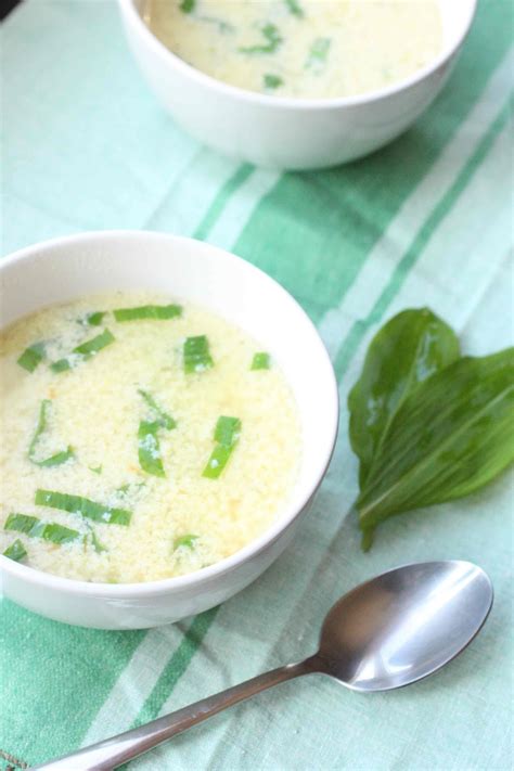 Un peu gay dans les coings Soupe Stracciatella au citron et à lail