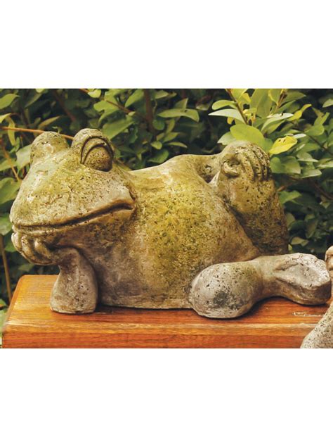 Gossip Frog Statue For The Garden Made In Usa
