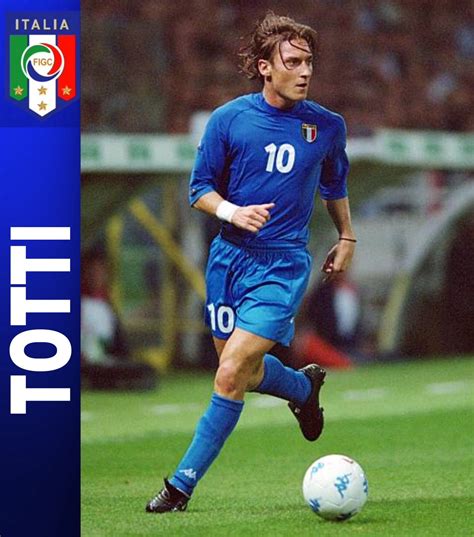 Francesco Totti Italy Leyendas De Futbol Fútbol Futbol Internacional