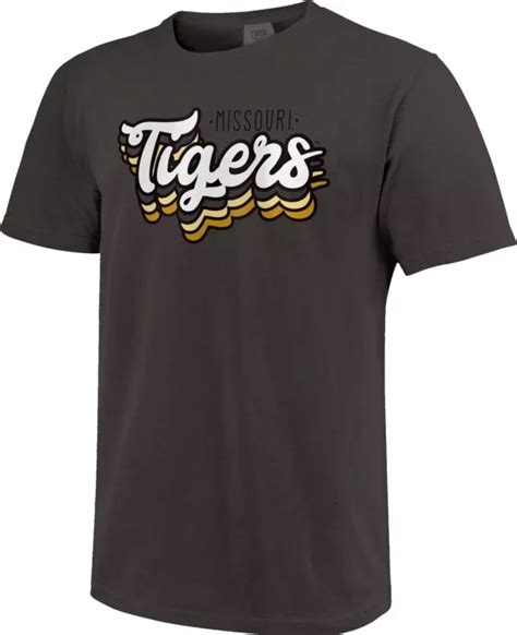 Image One Womens Missouri Tigers Grey Retroscript T Shirt Dicks Sporting Goods