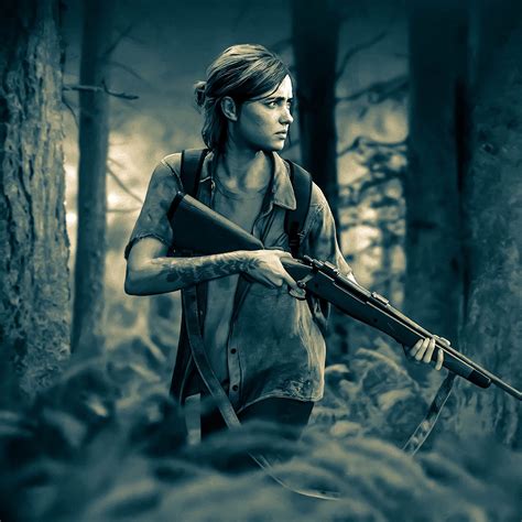 The Last Of Us Part 2 Ellie Rifle 4k 10 Wallpaper Pc Desktop