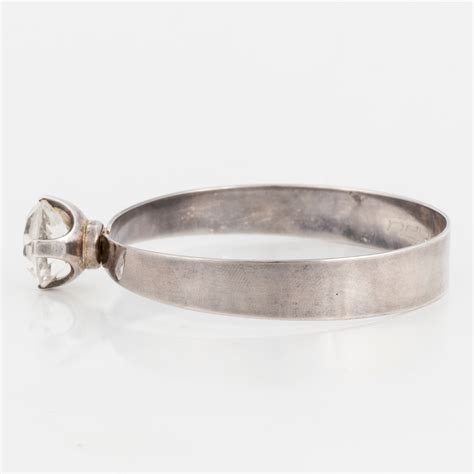 Alton Armring Silver Och Bergkristall Pege Karl Erik Palmberg