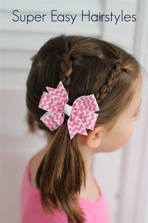 You can style your low bun in many ways. Very Easy Hair Styles for Girls: From Toddlers to School ...