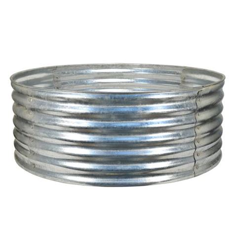 Fire pits & outdoor fireplaces. Backyard Creations® 48" Galvanized Steel Fire Ring at Menards®