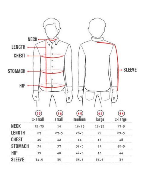 How To Take Measurements For Mens Shirt For Menswear Companies