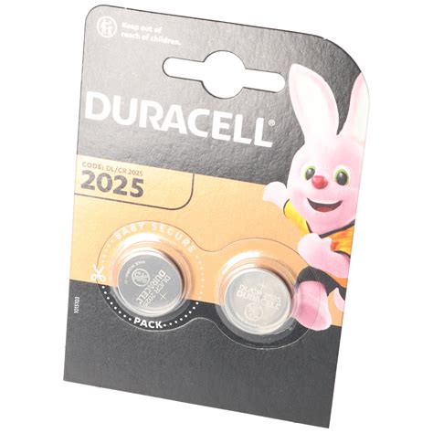 Duracell Dl2025 Cr2025 2er Blister 3 Volt Lithium Batterie Lithium