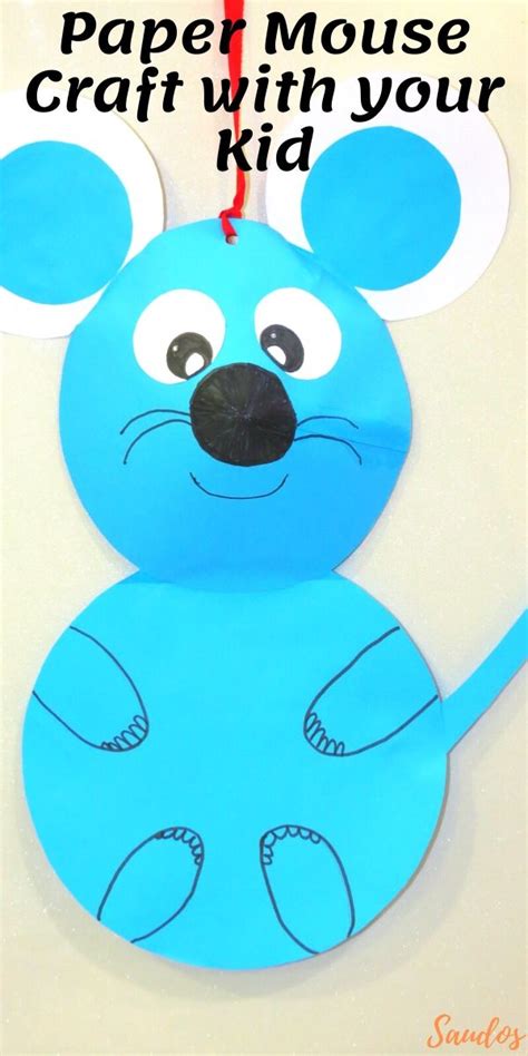 How To Make Paper Mouse Craft With Your Kid