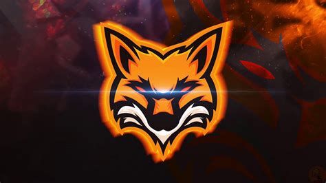 Fox Mascot Logo Gaming Speedart Youtube