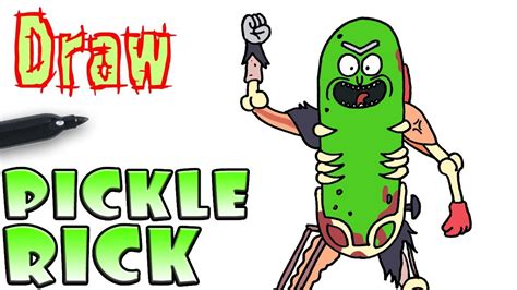 How To Draw A Cartoon Pickle Cakephase25