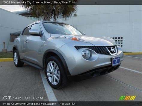 Get both manufacturer and user submitted pics. Chrome Silver - 2012 Nissan Juke SV - Black/Silver Trim ...