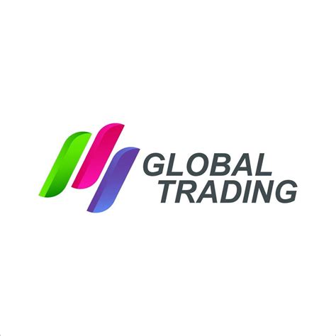 Global Trading Logo 8234603 Vector Art At Vecteezy