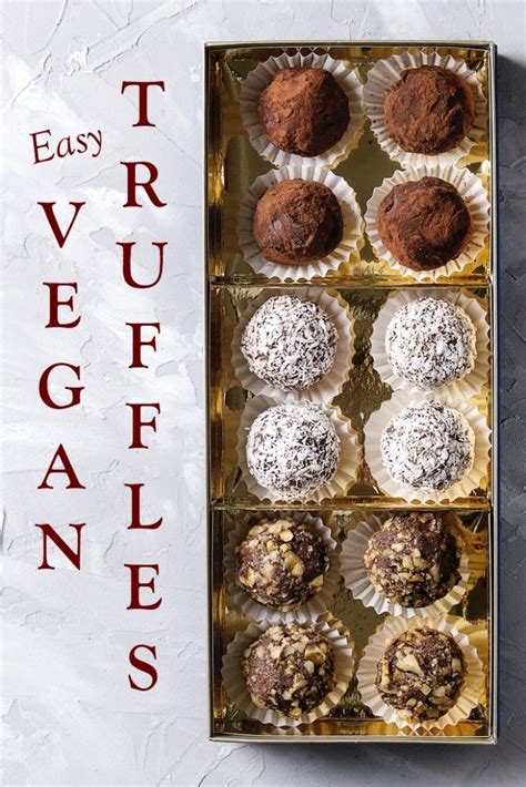 Vegan Chocolate Truffles Recipe Nut Free And Just 4 Ingredients