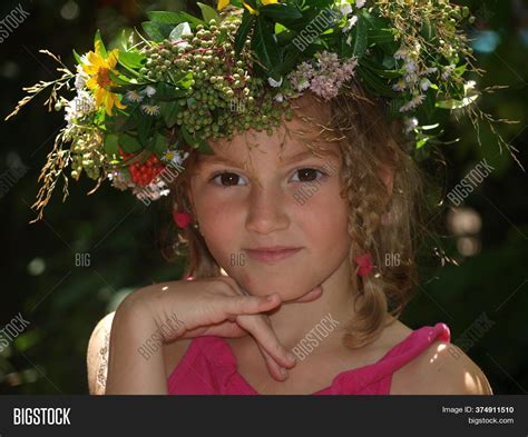 Portrait Little Girl Image And Photo Free Trial Bigstock