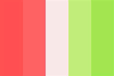 Watermelon Neon Color Palette