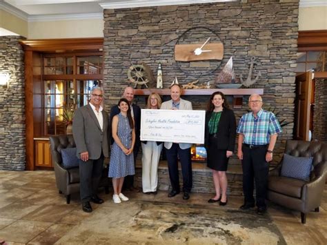 Schuyler Health Foundation Receives Donation From Watkins Glen Harbor
