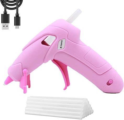 Buy Cordless Hot Glue Gun Rechargeable Usb Wireless Glue Gun Lithium Ion Battery Operated Hot