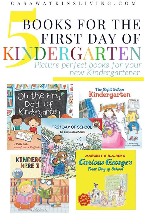 5 Great Books For The First Day Of Kindergarten Casa Watkins Living
