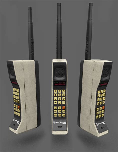 Motorola Dynatac 8000x 3d Model Ph