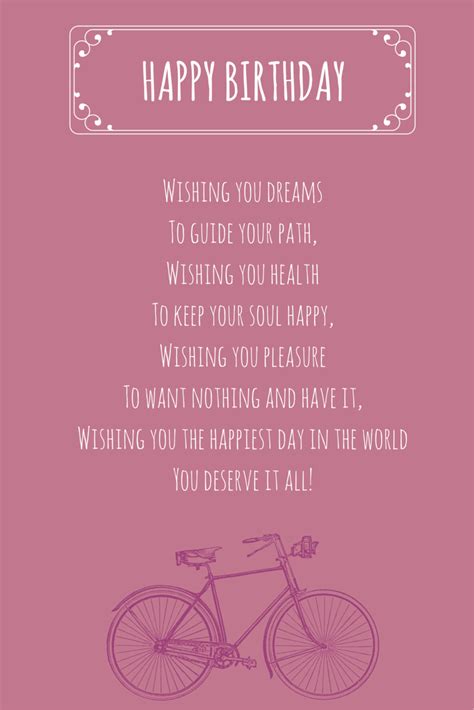 143 happy birthday quotes & wishes for those in your life. Wishes that Rime : Happy Birthday Poems | Birthday quotes ...