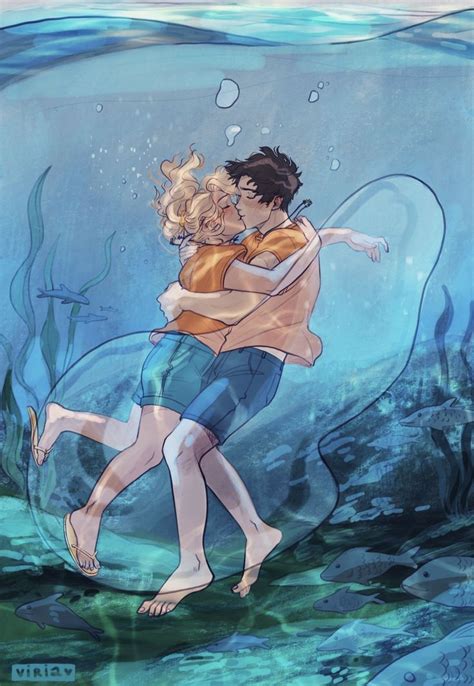 It Is The Time Art By Viria Percy Jackson Drawings Percy