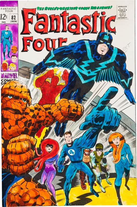 Capns Comics Fantastic Four 82 Cover By Jack Kirby