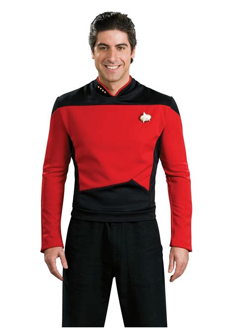Star Trek Tng Adult Deluxe Commander Uniform Costume Ba0