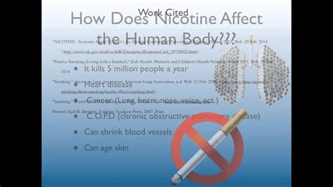 How Nicotine Effects The Human Body By Amanda And Hannah YouTube