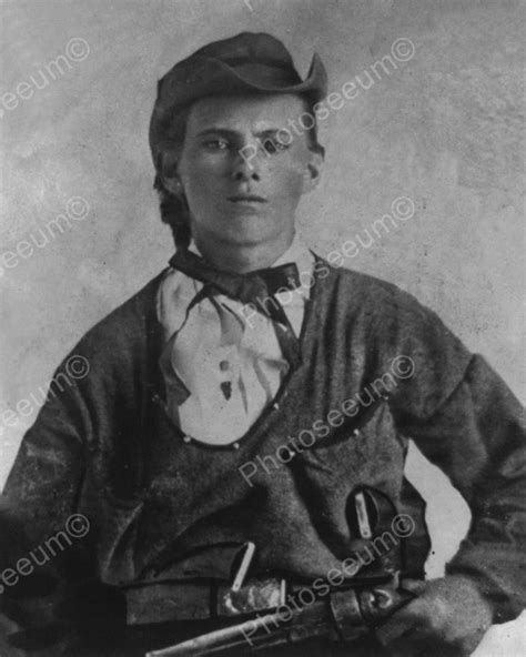 Jesse James 1864 Portrait Vintage 8x10 Reprint Of Old Photo Old West