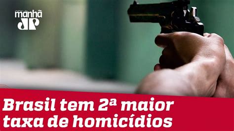 atrás apenas da venezuela brasil tem segunda maior taxa de homicídios da américa do sul diz