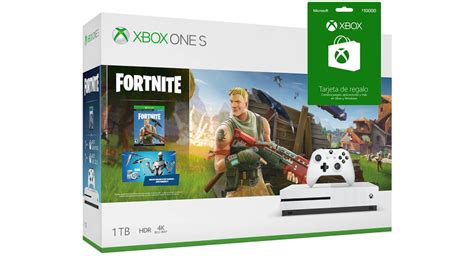 Microsoft Xbox One S 1 Tb Fortnite Tcard Xbox 10000 Clp Solotodo