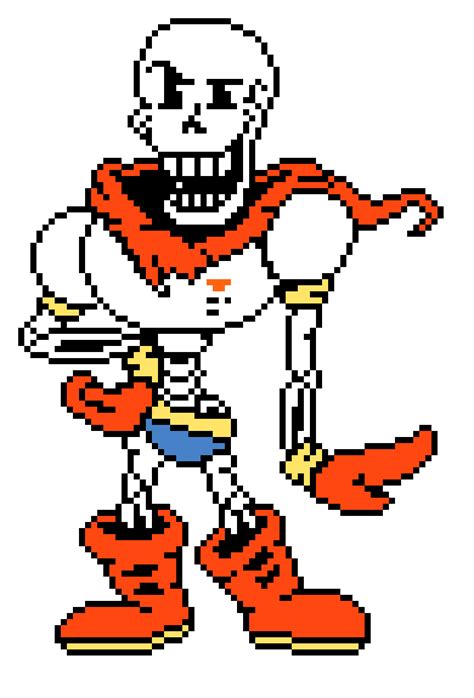 Undertale Papyrus Pixel Art Maker