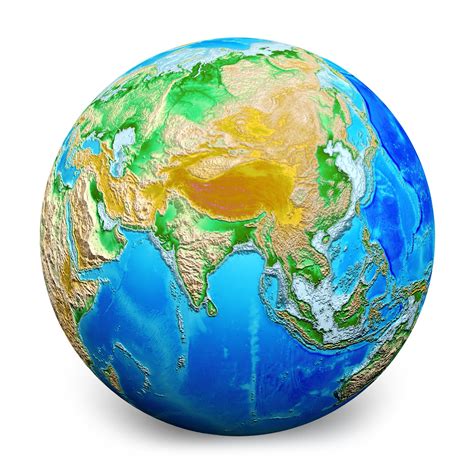 3d Earth Globe Graphic With White Background Stock Photo Powerpoint