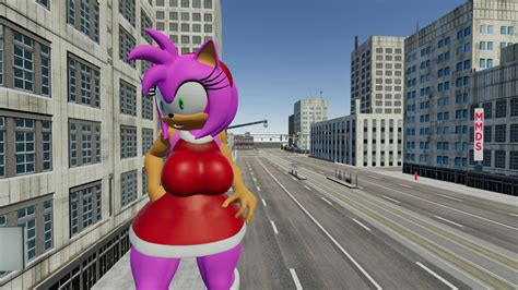 Amy Rose Outgrows Rouge The Bat Giantess Growth With Sound Sizebox