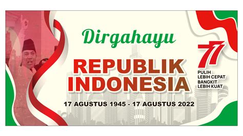Template CDR Gratis Desain Spanduk MMT Kemerdekaan HUT RI 2022 Siap